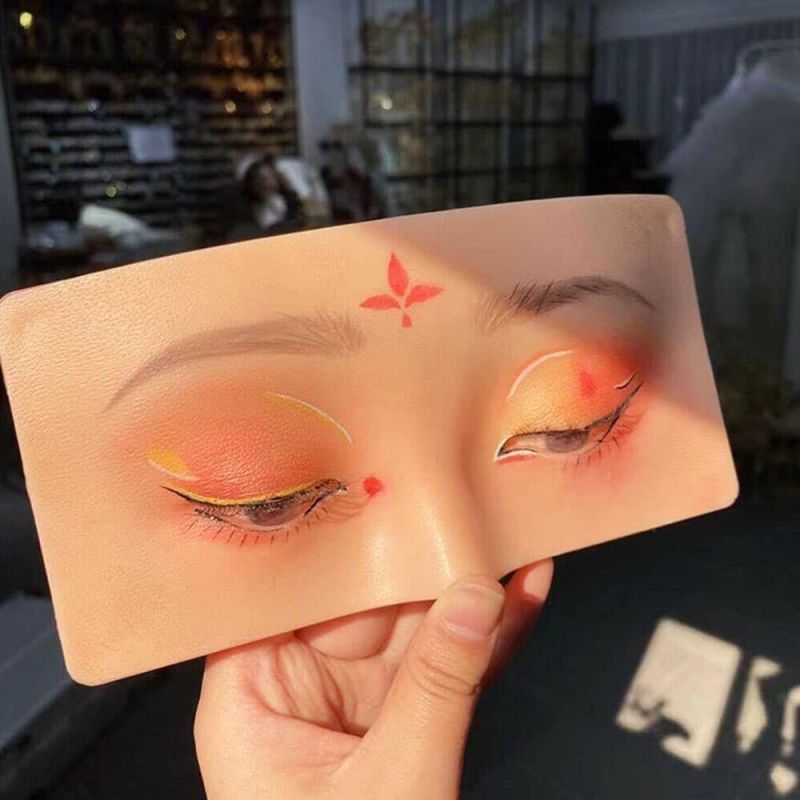 Reusable mask for makeup training