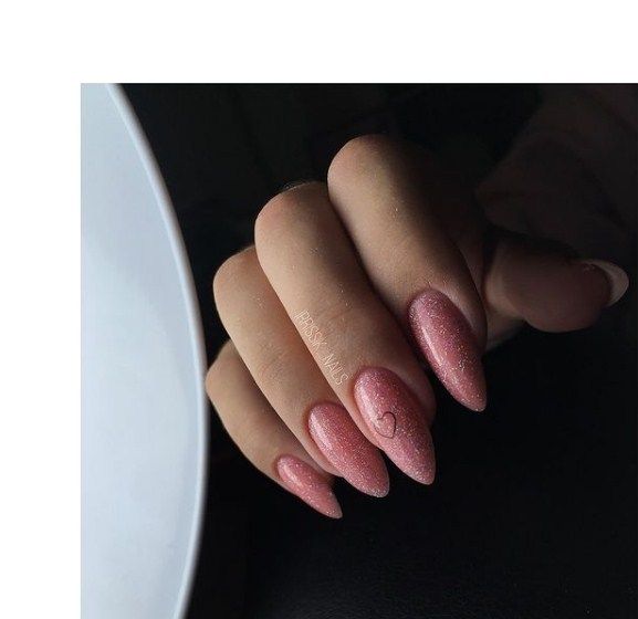 Molekula gel varnish No. 138 (pink with holographic glitter), 11 ml