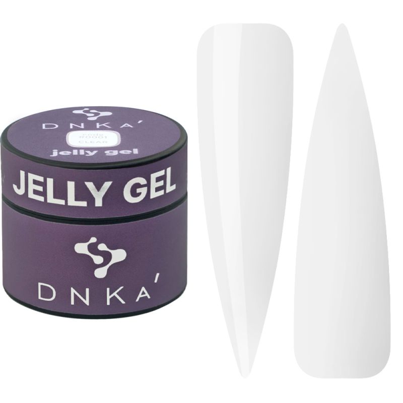 DNKa Гель для ногтей Gelly Gel 0001 Clear, 15 мл