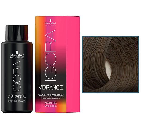 УЦЕНКА до 05.2026 Schwarzkopf IGORA Vibrance Профессиональная краска для волос 5-0 светло-коричневый натуральный, 60 мл