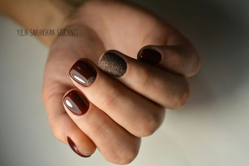 Gel polish Komilfo Deluxe Series D099 (wine, enamel), 15 ml.