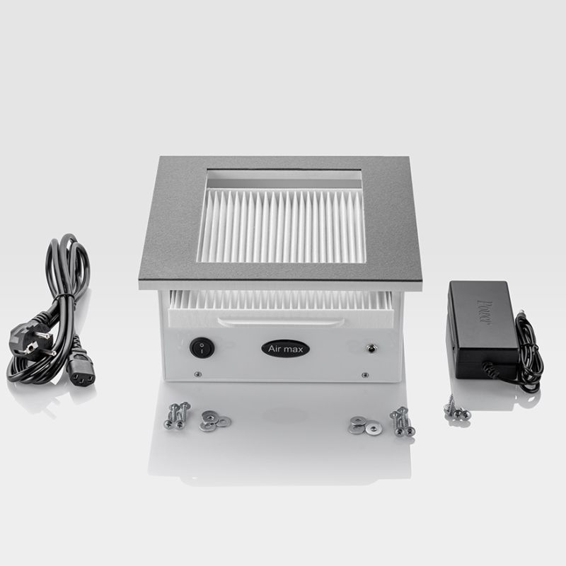 AIR MAX Manicure hood VF 12 Plus with white steel panel (24 month warranty)