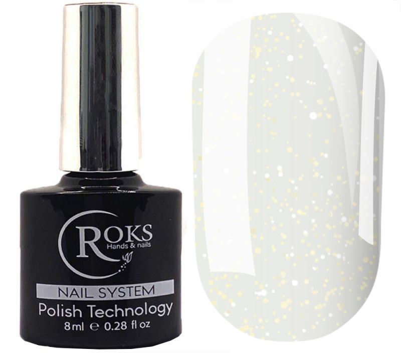 Roks Base Rubber French No. 085 (milky with microshine), 8 ml