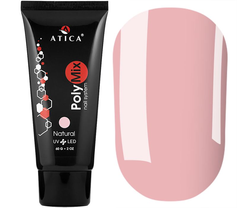 Atica Polymix Natural - полигель натуральный, 60 г