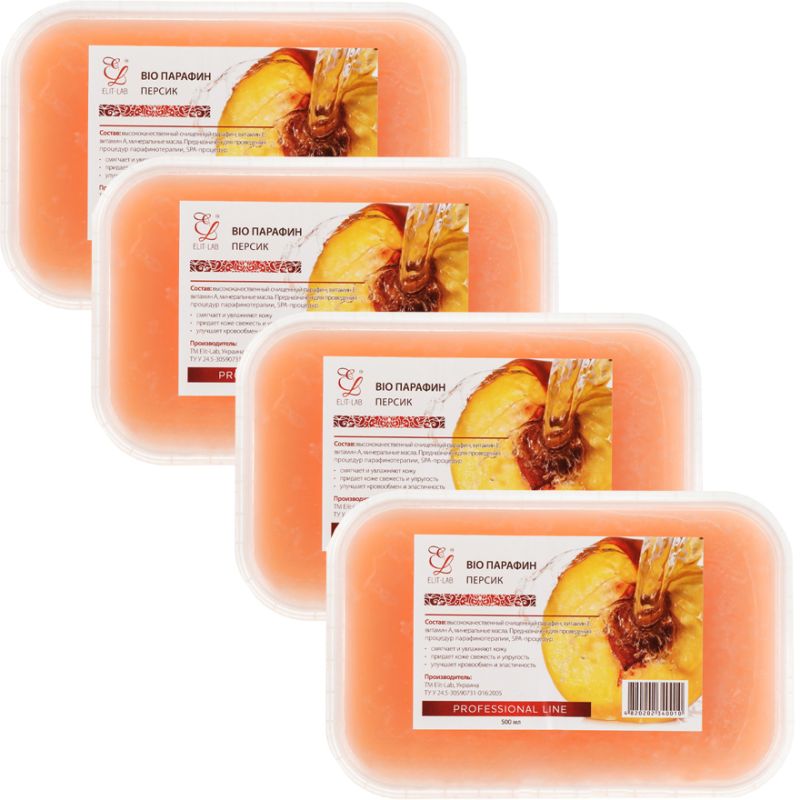 Complete set for paraffin therapy with paraffin Elit-Lab Bio peach
