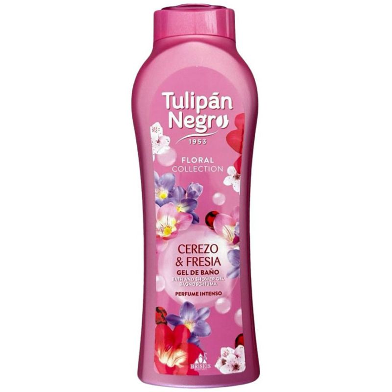TN FLORAL Парфюмированный гель для душа Вишня та фрезия, 650 мл
