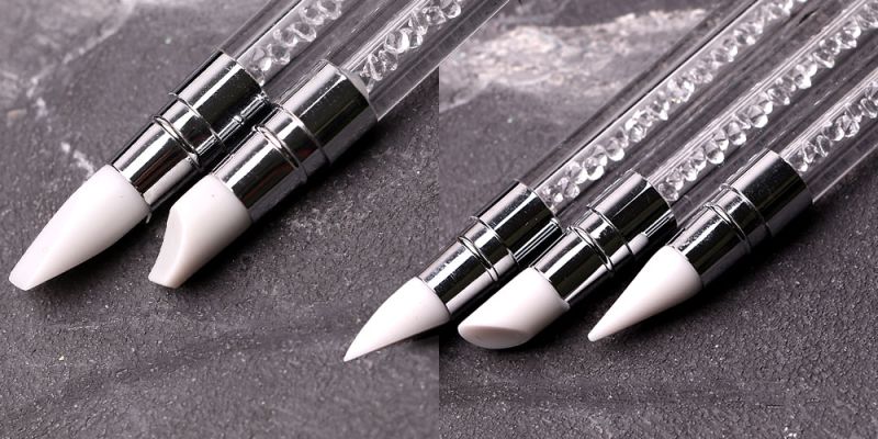 Набір силіконових пензлів Komilfo Silicone Brush Set, 3 шт