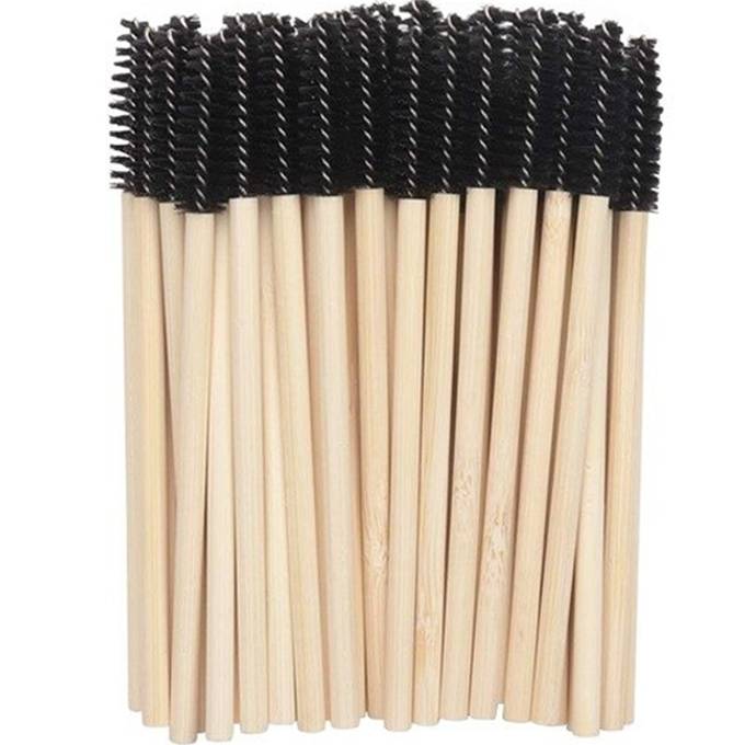 nylon - 50 pcs - black on a wooden base