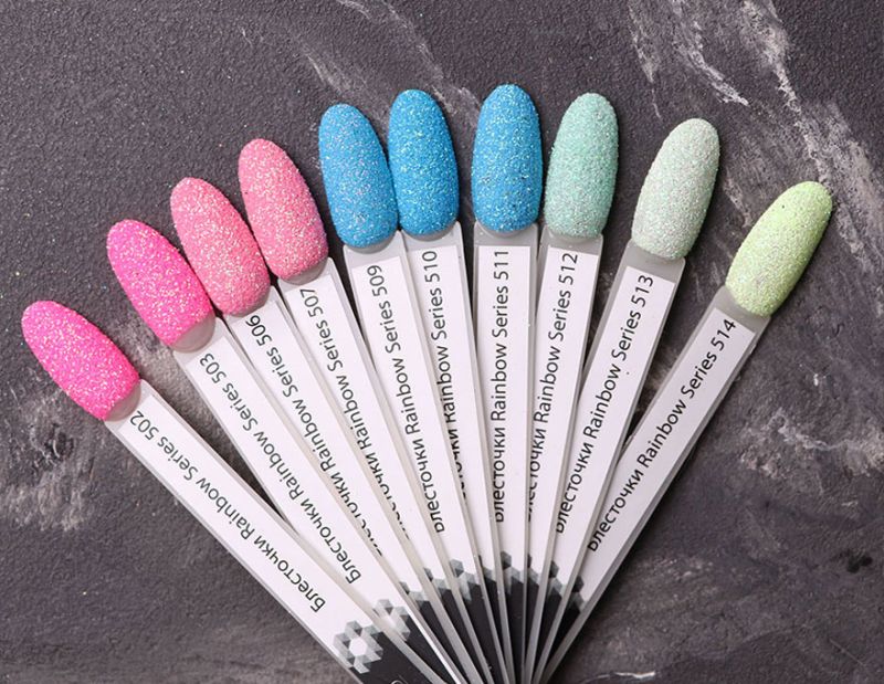 Komilfo блискітки Rainbow Series 514, розмір 0,2 мм, 2,5 г