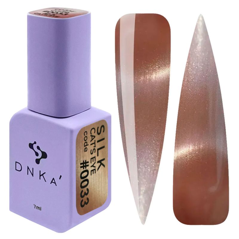DNKa Гель-лак для нігтів Cat`s Eye Silk 0033, 12 мл