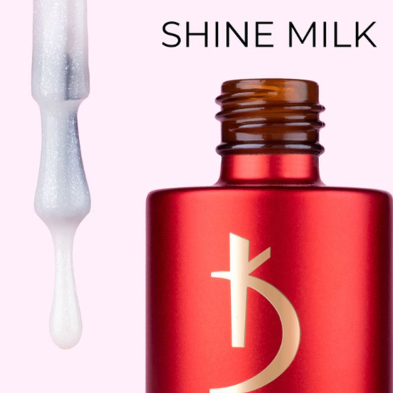 Kodi Professional Lint Base Gel - Shine Milk (milky with fine shimmer), 7 ml