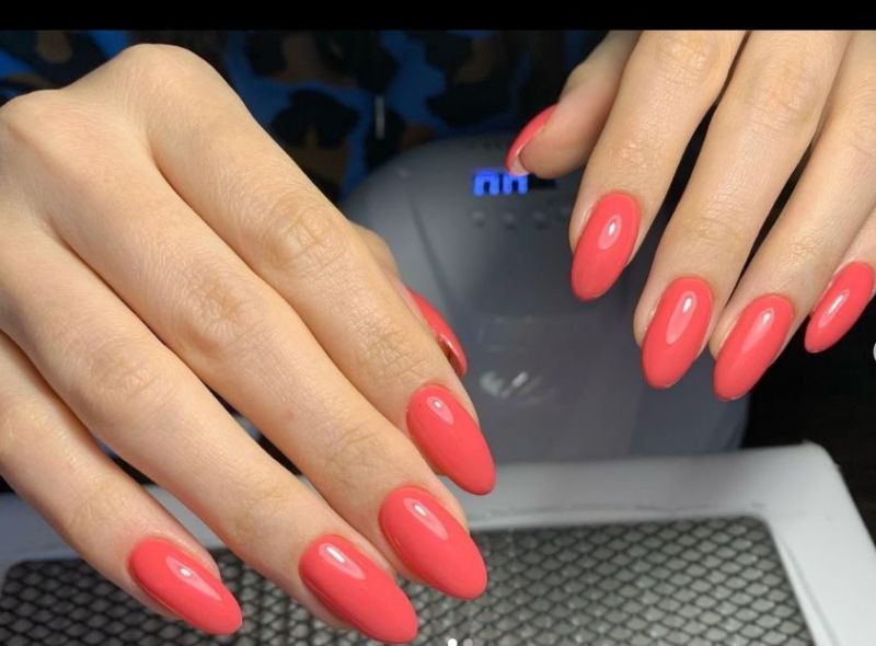 Гель-лак MOON FULL color Gel polish №116 (рожевий персик теплий, емаль), 8 мл