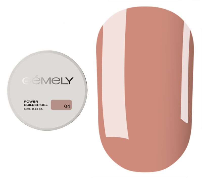 Gemely (ex. GA&MA) Гель для нігтів Power Builder gel 004, 5 мл