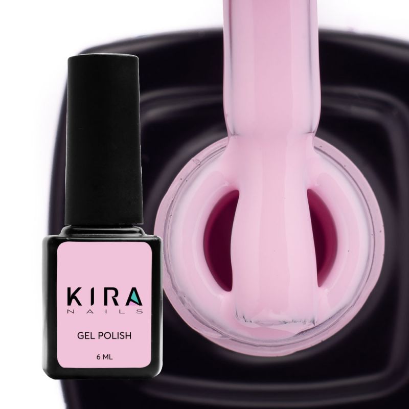 Kira Nails gel varnish No. 105 (light pink, enamel), 6 ml