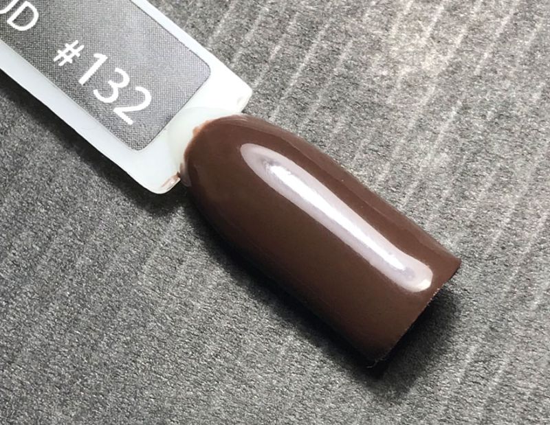 NUB 132 Beauty Mud gel varnish (chocolate, enamel), 8 ml
