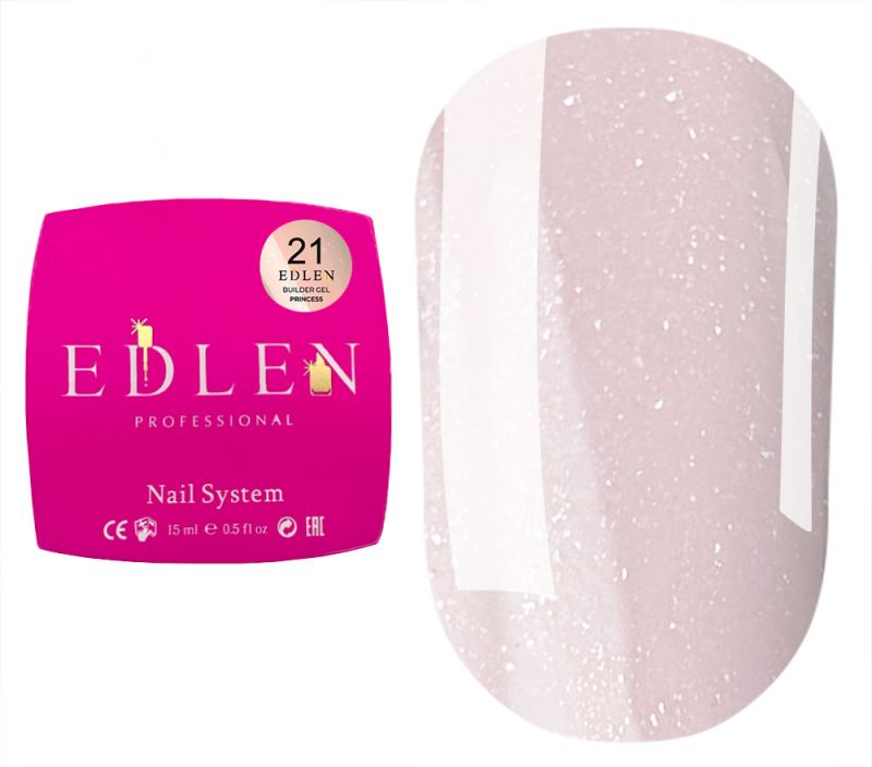 Edlen Гель для ногтей Builder gel Princess №21, 15 мл