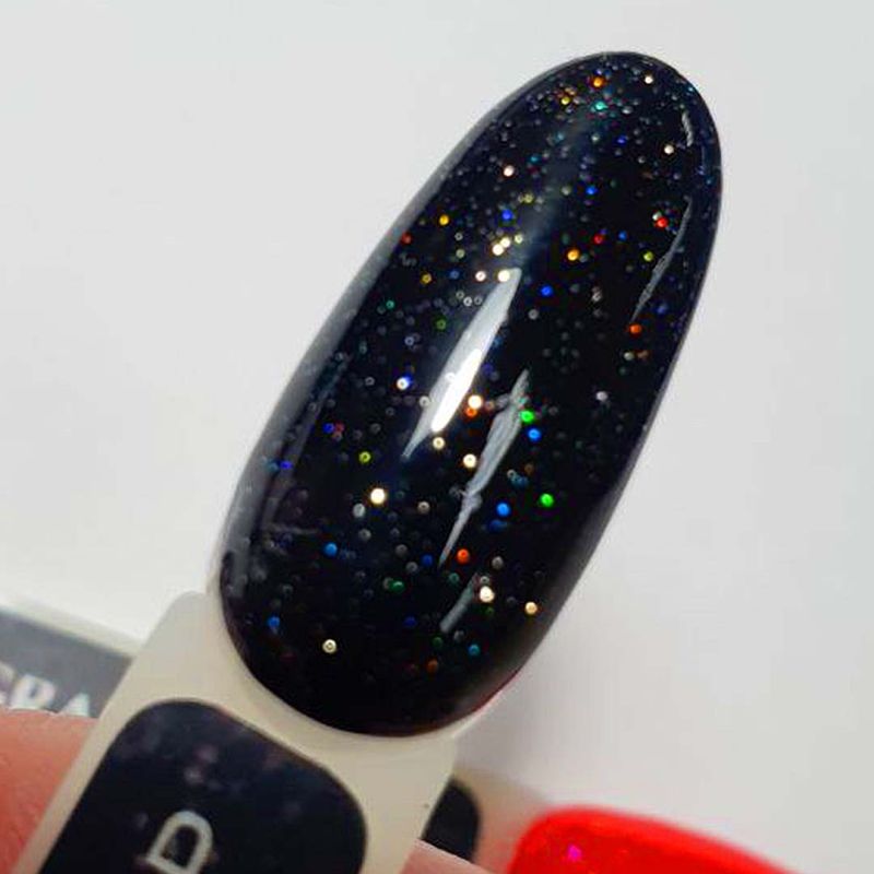 Komilfo No Wipe Holographic Top - голографический топ без ЛС, 8 мл