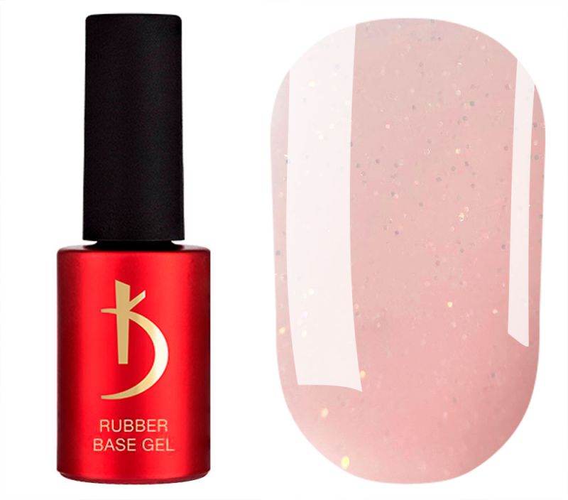 Kodi Professional Color Rubber Base Gel - Opal 02 (peach opal), 7 ml