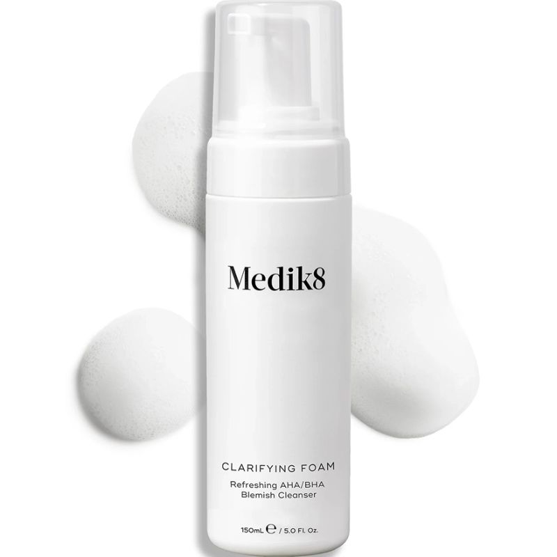 Medik8 Пенка очищающая для жирной и проблемной кожи Clarifying Foam из АНА/ВНА, 150 мл