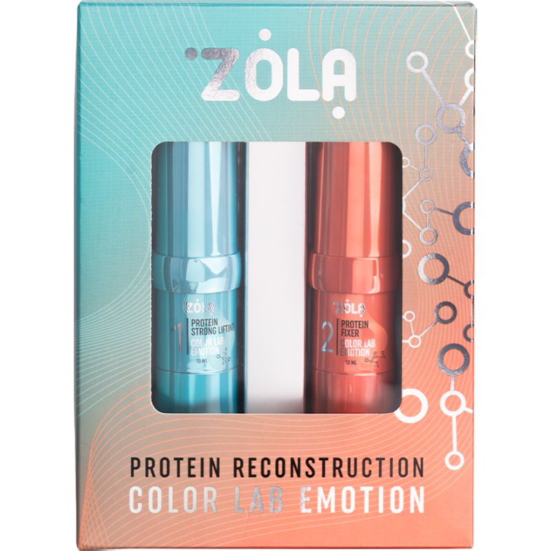 ZOLA Набор для ламинирования BROW&LASH PROTEIN RECONSTRUCTION SYSTEM, 2 x 10 мл