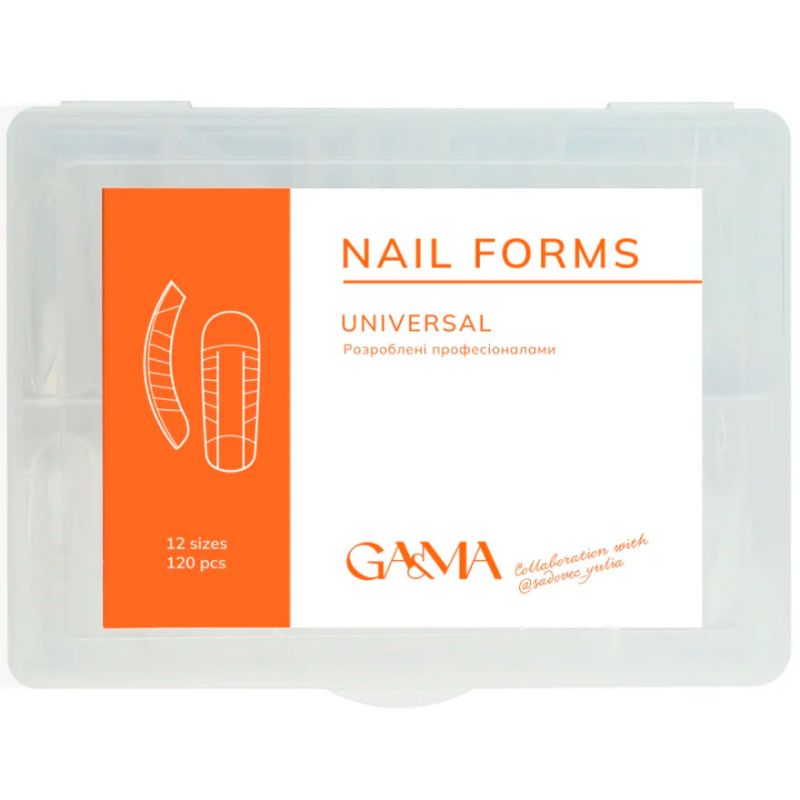 Ga&Ma Верхні форми Nails forms Universal collaboration with @sadovec_yulia