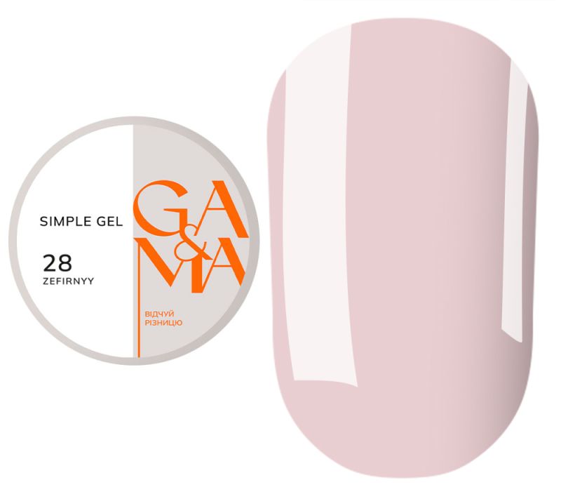 GA&MA Gel sample Simple gel 001 Clear, 15 ml