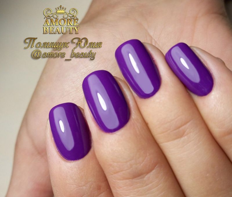 Gel Polish Komilfo Deluxe Series D223 (plum purple, enamel), 8 ml.
