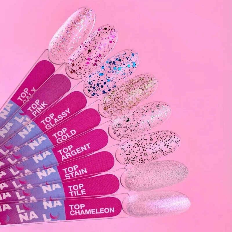 LUNA Top for gel polish Top Pink 13 ml