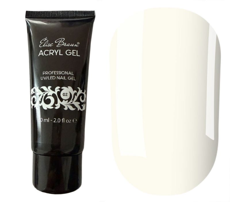 ELISE BRAUN Acryl Gel Гель для нігтів №02, 60 мл