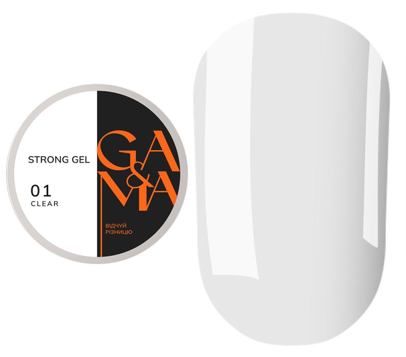 GA&MA Strong Gel STRONG GEL 001 Clear, 30 ml