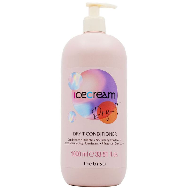Inebrya Кондиционер для сухих, вьющихся и окрашенных волос Dry-T Conditioner, 1000 мл