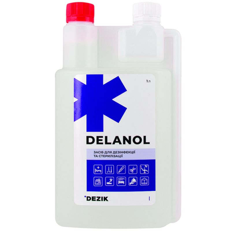 Delanol - useful for disinfection and sterilization of instruments, 1 l