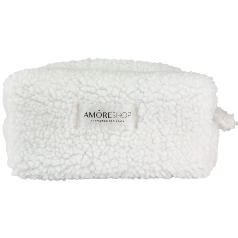 Amoreshop косметичка Тедди, белая