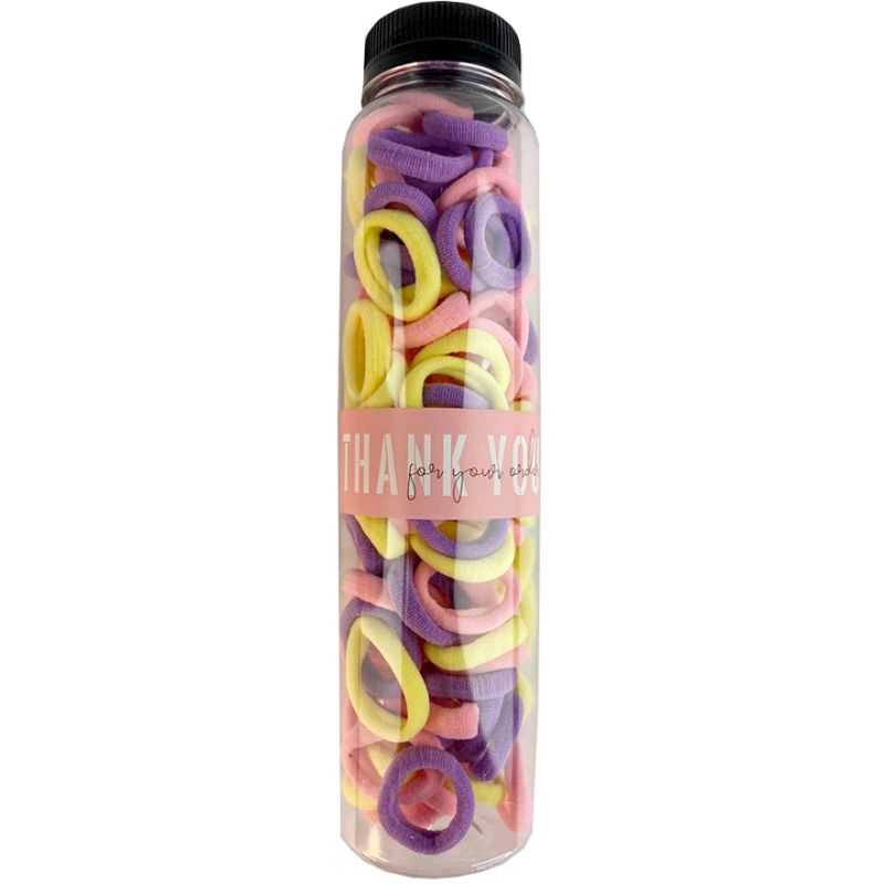 A set of rubber bands in a tube No. 9 (017), 100 pcs