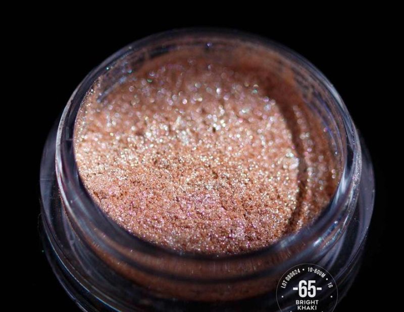 SINART Eyeshadow Pigment, Bright Khaki No. 65 (beige with a greenish tint), 1 g