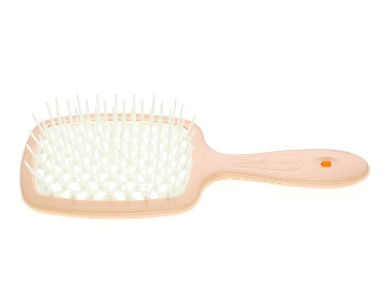 Janeke Superbrush Расческа для волос Персиковая с Белым