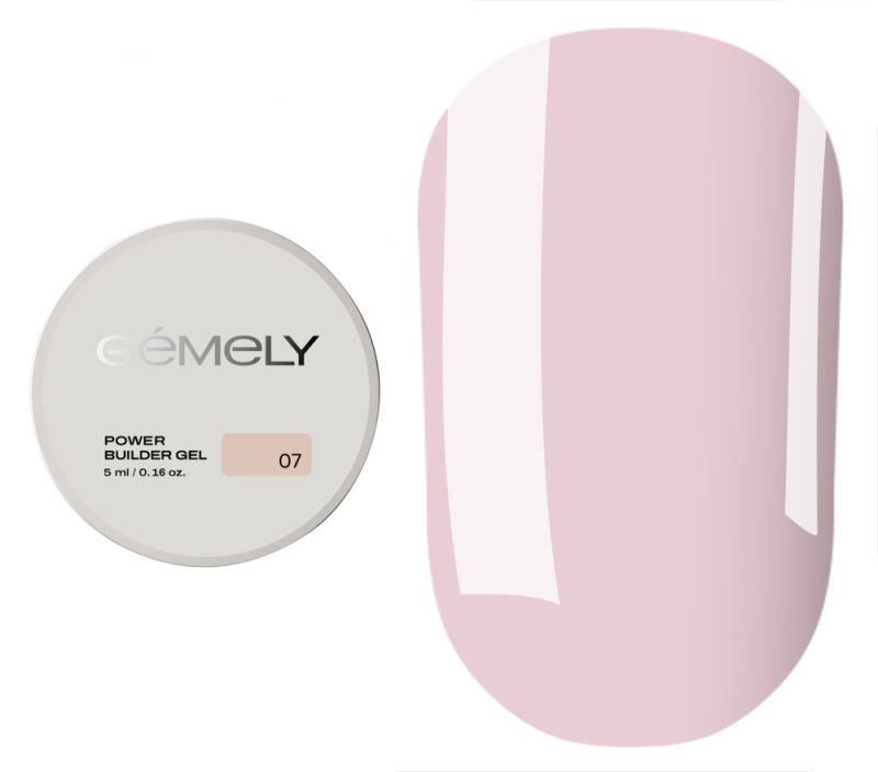 Gemely (ex. GA&MA) Гель для нігтів Power Builder gel 007, 5 мл