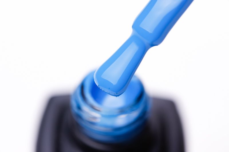 MOON FULL color Gel polish gel-varnish No. 183 (bright blue, enamel), 8 ml