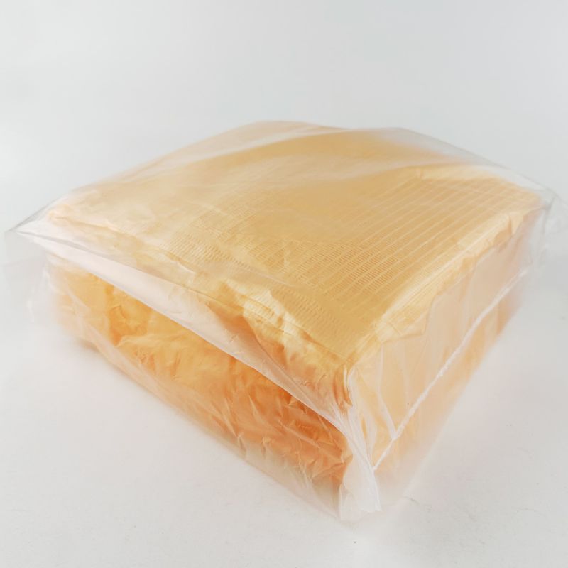 Panni Mlada Three-layer waterproof napkins 33*41 cm peach (50 pcs/pack)