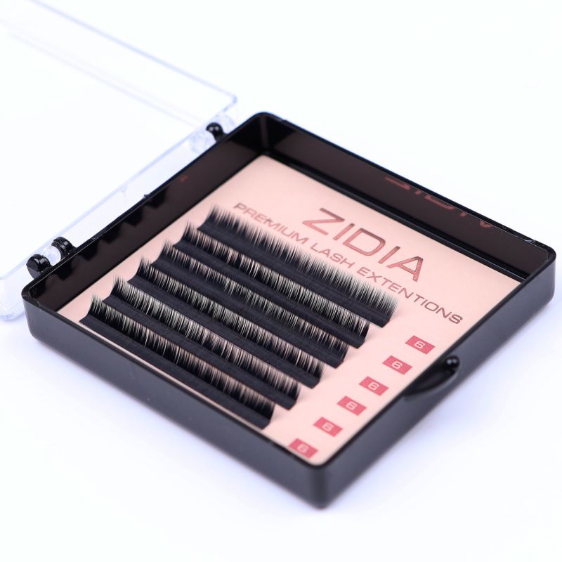Zidia Premium Lash Extentions 6 лент - L0,07 х 6 mm