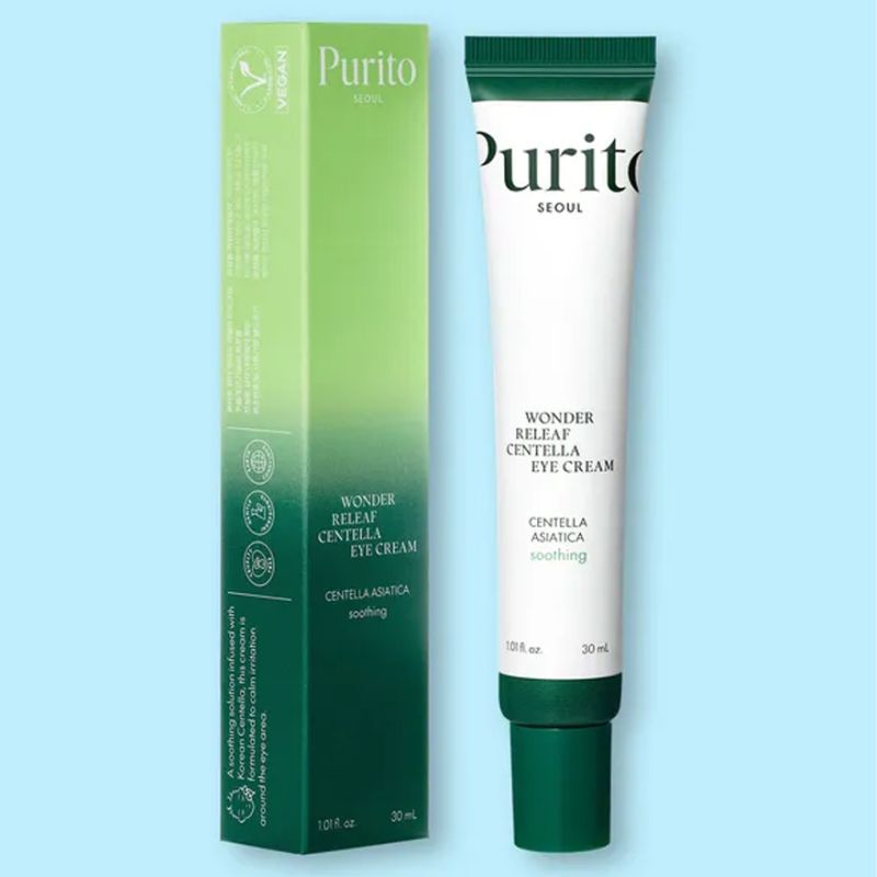 Purito Eye cream with centella and peptides Wonder Releaf Centella Eye Cream, 30 ml