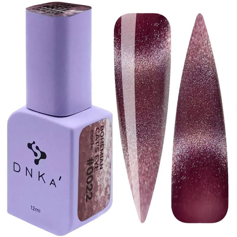 DNKa Гель-лак для ногтей Bohemian Cat's Eye HEMA/ TPO Free 0022, 12 мл