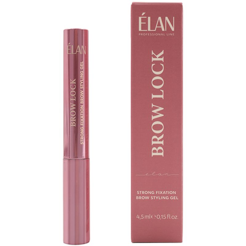 ELAN Гель для укладки бровей сильной фиксации BROW LOCK, 4,5 мл