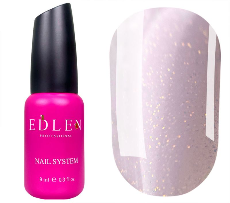 Edlen Nail base Cover base Opal 10 (milky pink with golden opal shimmer), 9 ml