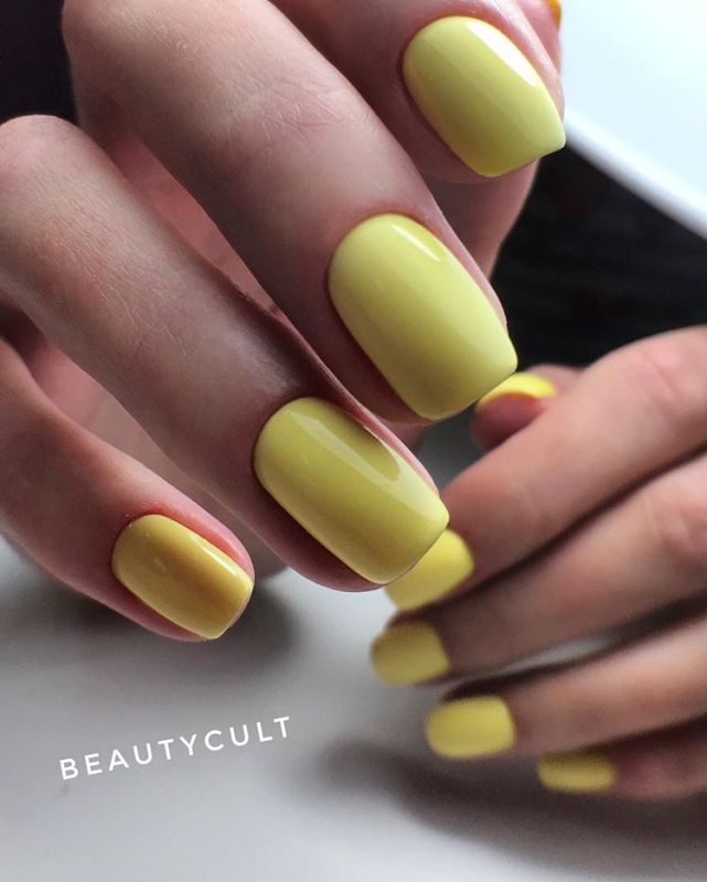 Kira Nails gel varnish No. 074 (light yellow, enamel), 6 ml