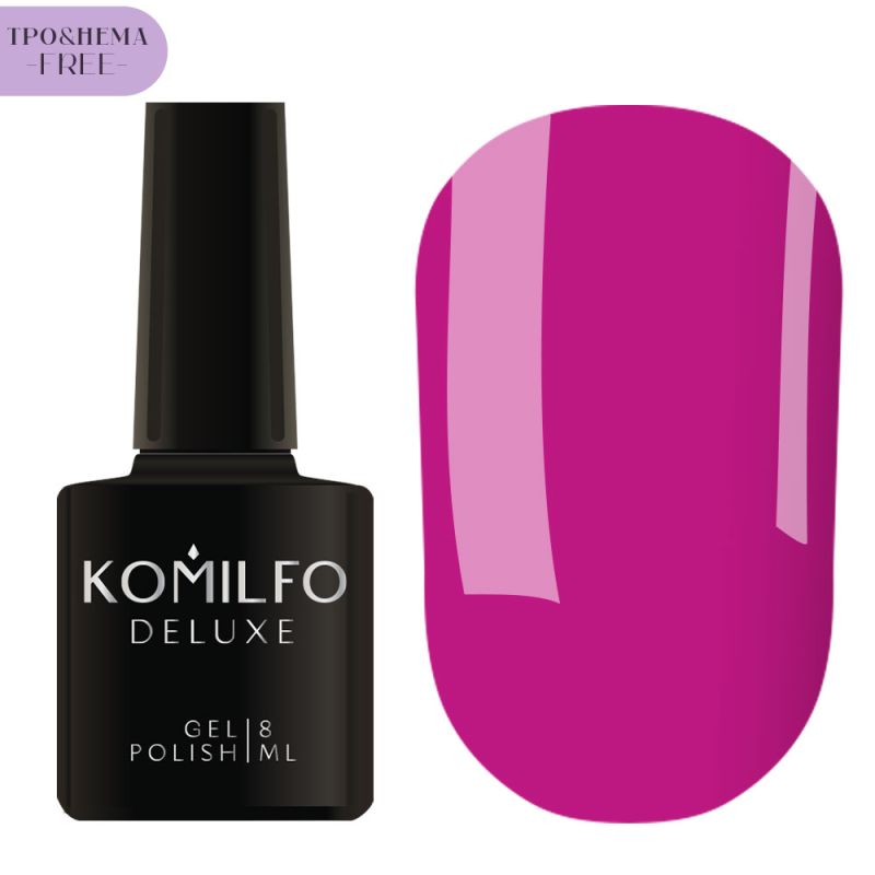 Gel varnish Komilfo DeLuxe Termo C003 (light brown, when heated - bright light green), 8 ml