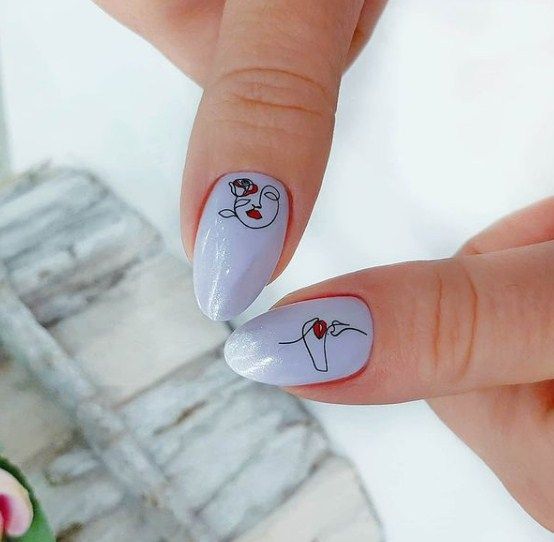 NUB 163 Flavor OF Freesias gel varnish (lavender, enamel), 8 ml
