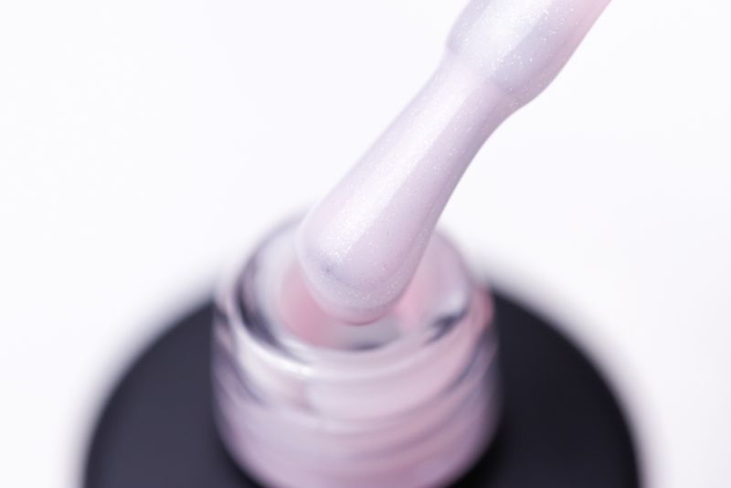 Molekula База для ногтей Base Royal Pink (сливочно-розовый, микроблеск), 12 мл