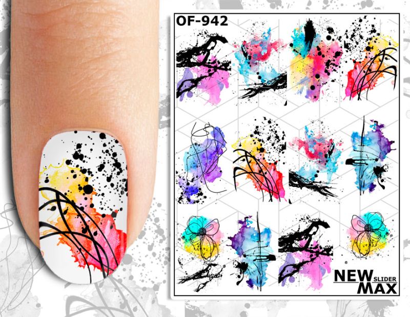 NewMax Slider design OF-942 (stains, watercolor)