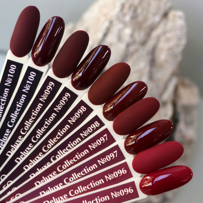 Gel polish Komilfo Deluxe Series D099 (wine, enamel), 15 ml.